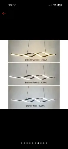 Lustre Pendente Espiral