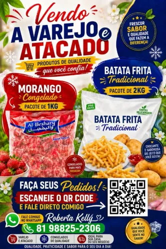 Morango e Batata frita