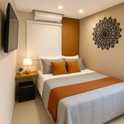 Vendemos Apartamento Quarto e Sala Porteira Fechada em Stella Mares