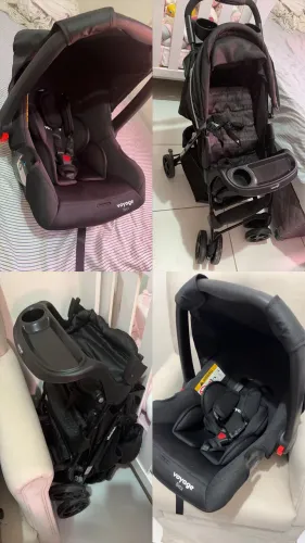 Bebê conforto e carrinho