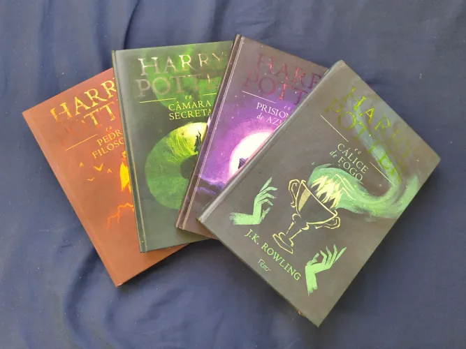Livros Harry Potter, 1 ao 4 - Editora Rocco em Capa Dura