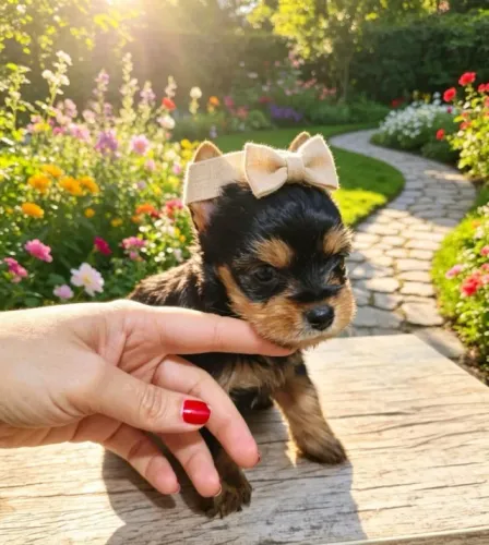 Yorkshire Super Fofa Uma Pequena Companheira Para Alegrar Seus Dias