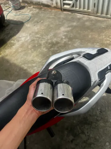 Ponteira Esportiv dupla para escapamento