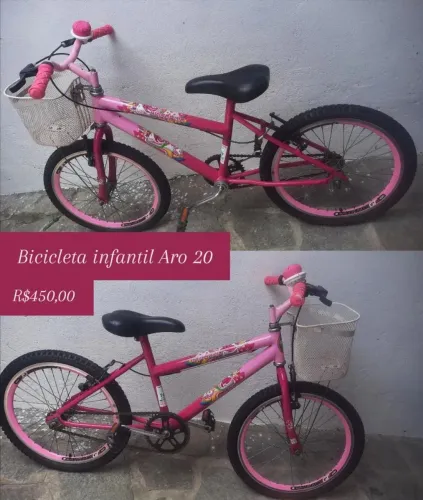 Vendo bicicleta aro 20 dispenso liso!