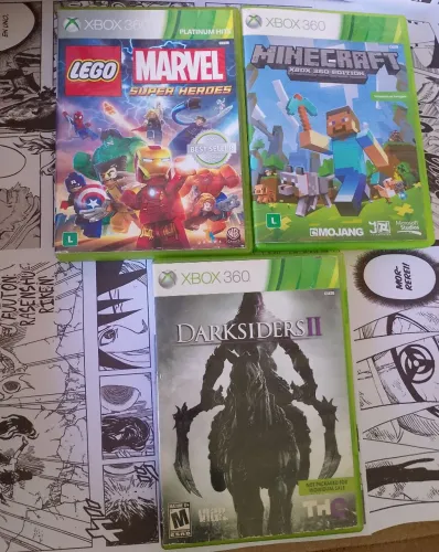 3 Jogos Originais Xbox 360 (Faço olx pay)