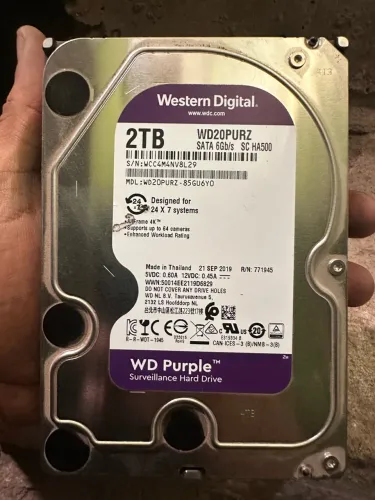 HD WD Purple 2TB (usado)