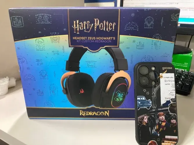 Headset Redragon Harry Potter Zeus HP-510 RGB - Novo Lacrado