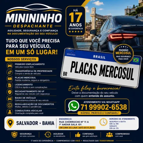 MINININHO DESPACHANTE