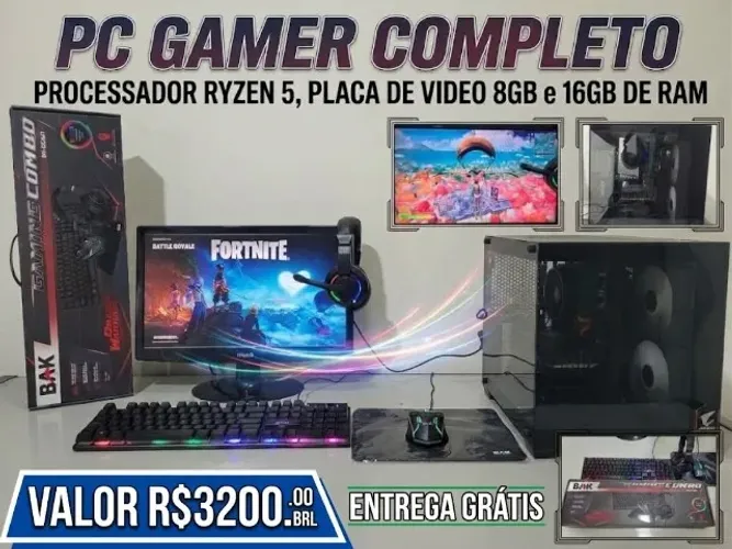 DESKTOPS E NOTEBOOKS DISPONÍVEIS!