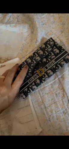 Capa carteira Dior saddle