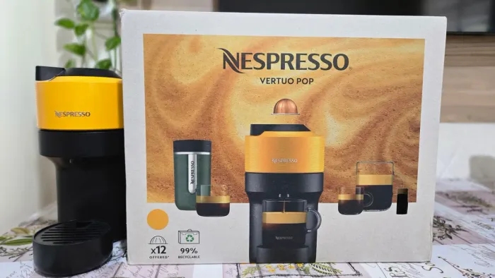 Cafeteira Nespresso Vertuo Pop Amarelo Manga