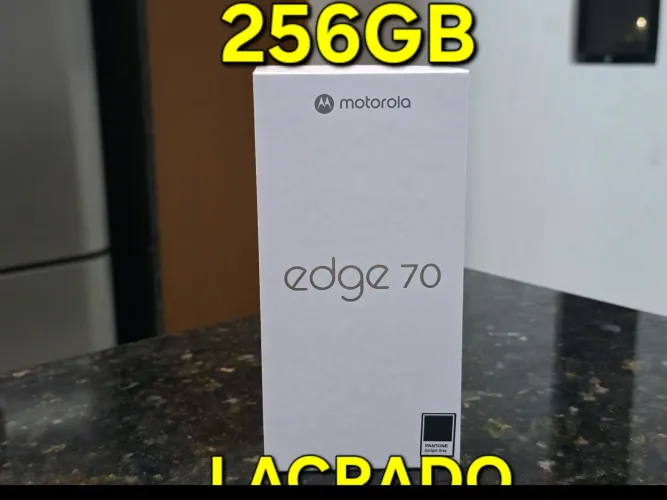 Motorola EDGE 70 5G 256gb (Lacrado)Tela 6.7" 120Hz Nota 01 Ano Garantia
