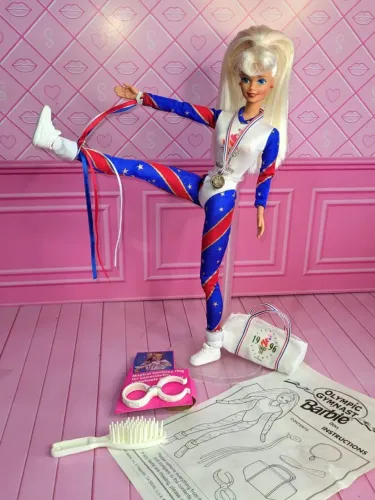 Barbie Ginástica Olímpica 1995 Articulada