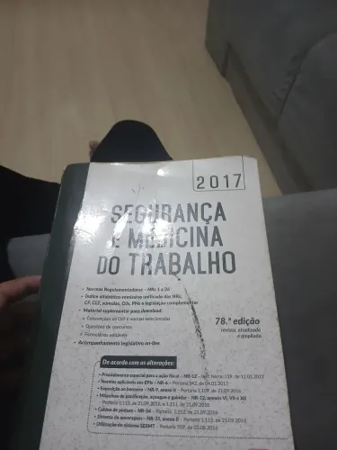 LIVRO SEGURANÇA E MEDICINA DO TRABALHO, 78 EDIÇÃO 