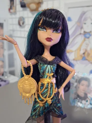 [RESERVADA] Boneca Monster High Cleo de Nile do filme Frights, Camera, Action! - Completa 