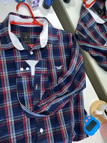 Camisa Xadrez manga longa