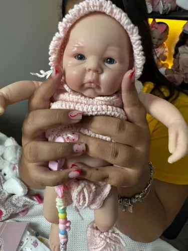 BONECA SILICONE SÓLIDO NOVA LACRADA