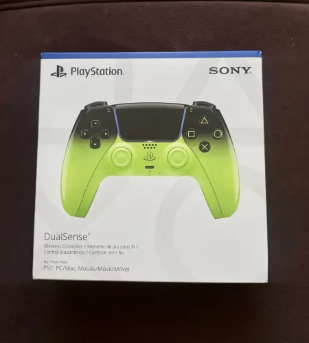 Controle sem fio PlayStation DualSense? - Remix Green