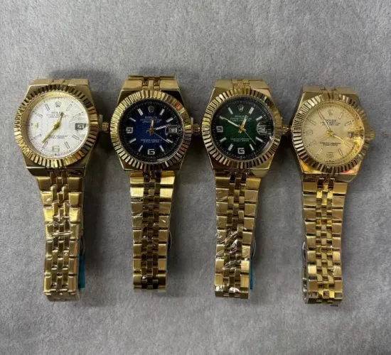Relógio Masculino Rolex Datejust Luxo com Calendário