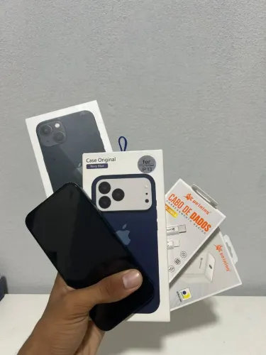 IPhone 13 128GB TODO ORIGINAL, completo com caixa e capa película e carregador