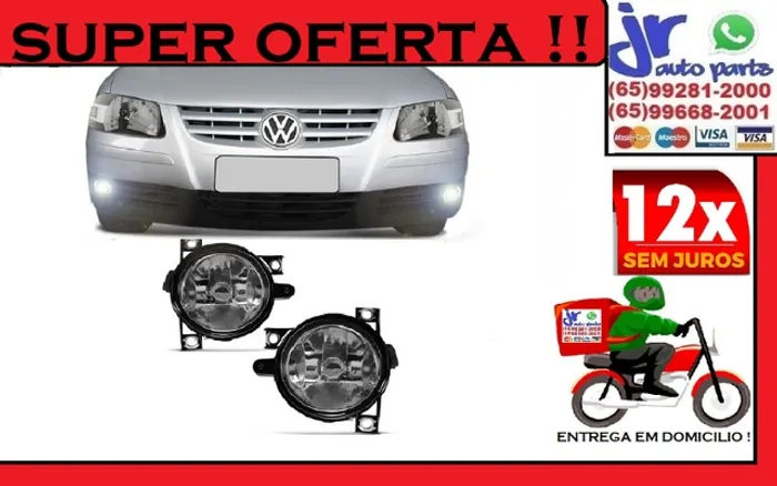 Par Farol De Milha Gol G4 2006 A 2014 Neblina Auxiliar
