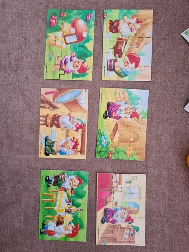 Quebra cabecas Gnomos Kinder ovo anos 90