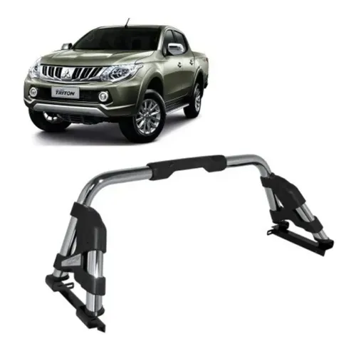 Santo Antônio Mitsubishi Triton /2016 - Cromado C/ Recorte do Bracklight