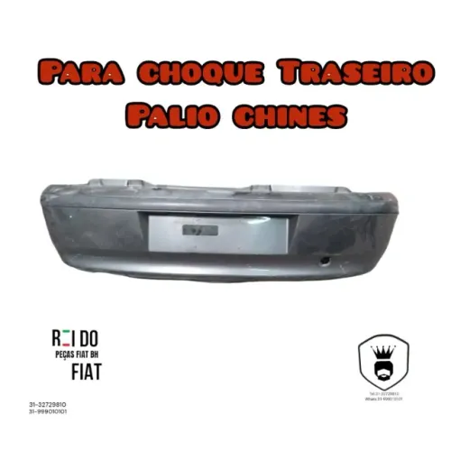 para choque traseiro palio chines