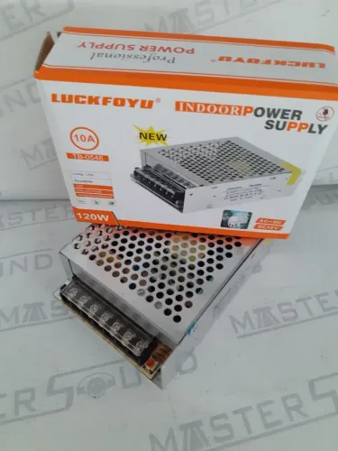 Fonte chaveada. 12volts. 10 amperes. Nova na oferta 59,99