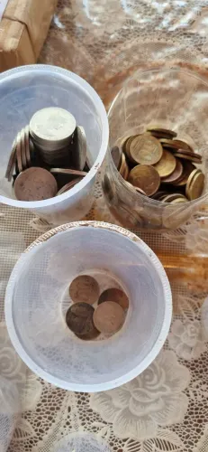 Moedas coleção, niquel, prata etc