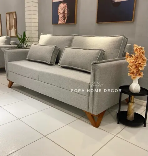 SOFÁ EM LINHO MODELO SAN MARTIN