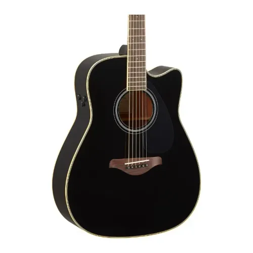 Violão TransAcoustic Yamaha FGC-TA Bl (preto) megapromo últimas peças!