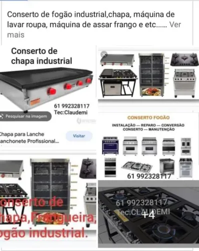 Manutenção de fogão