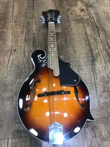 bandolim 8c prosperar luthieria madeira nobre abeto/spruce com estojo térmico 