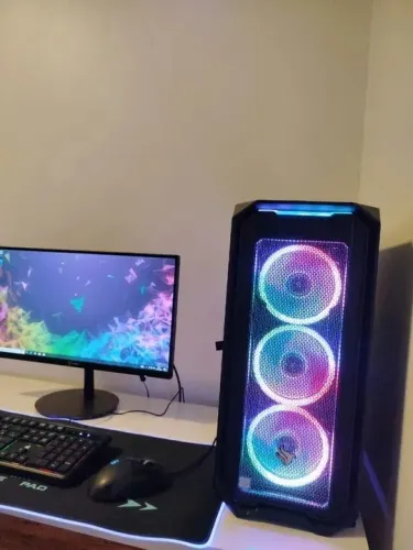 Pc Gamer Novo Completo i7 Gtx 1050  16gb ram 1 ano de garantia