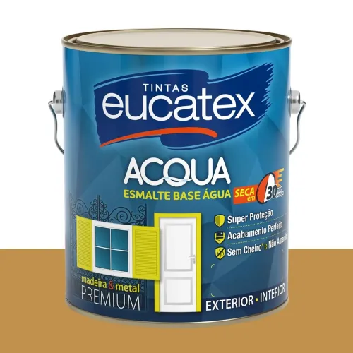 Tinta Esmalte Bril. Base Água Eucatex Crocante 3,2 L