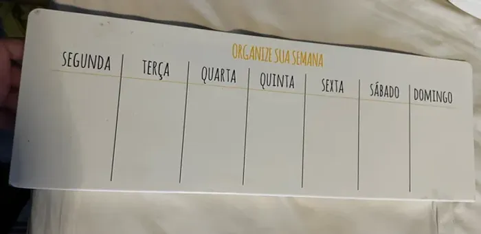 Organizador de semana