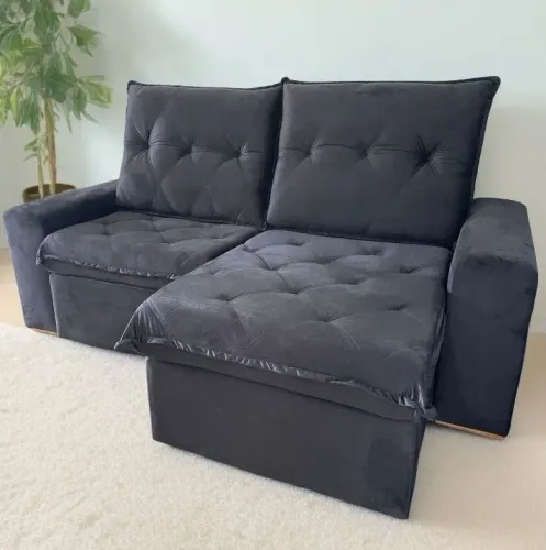 Sofá Retrátil e Reclinável Califórnia 2,30 m tt44m