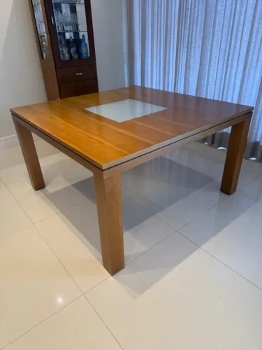 Mesa jantar quadrada