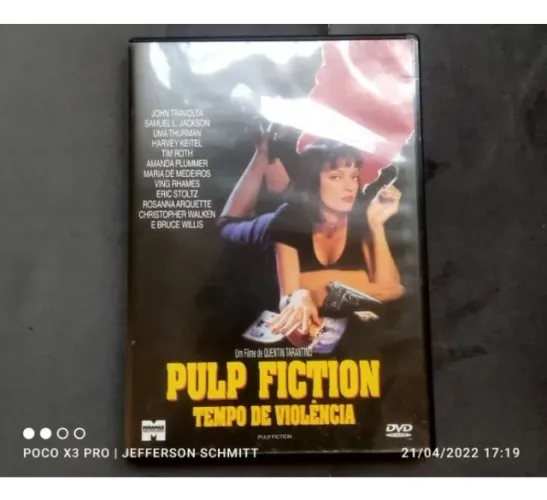 Dvd Pulp Fiction: Tempo De Violência