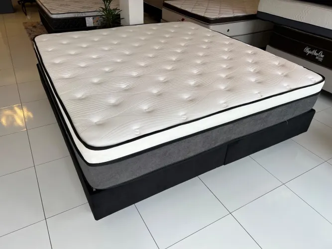 Colchão KING SIZE SEMINOVO TOP - Entrego!