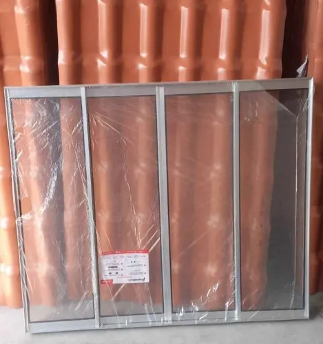 Janela de Alumínio com Vidro 1,0x1,20 - 4 Folhas