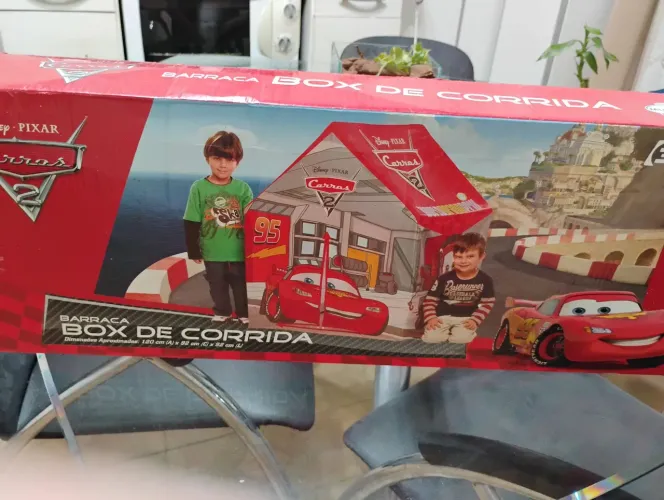 Barraquinha Cars - Box de Corrida