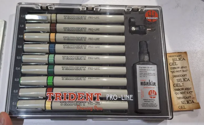 Canetas de Desenho Trident Pro-Line - 10 Peças