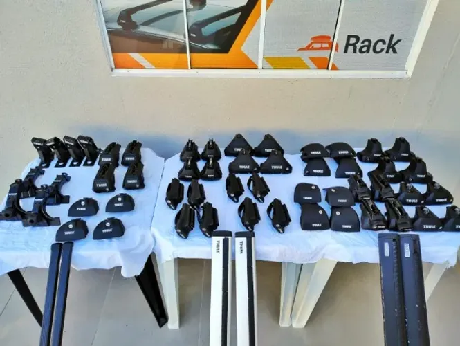 Racks Thule: Venda, Aluguel, Compra e Troca! Suportes, Barras e Kits em Curitiba!