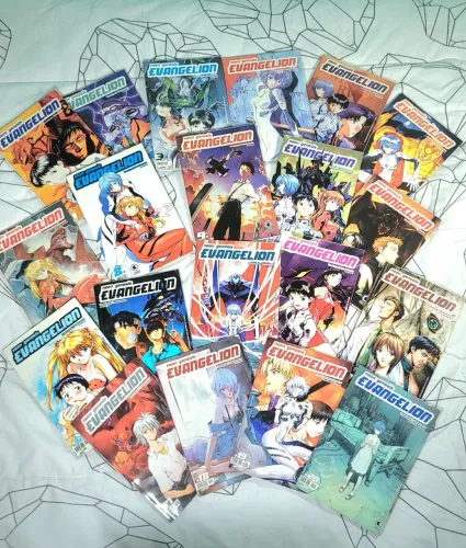 Coleção de mangá Evangelion 1 ao 20 da editora Conrad