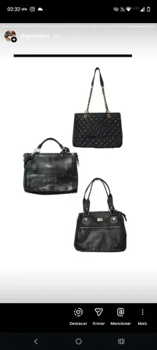 3 Bolsas por R$500