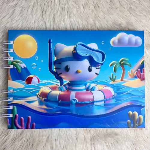 Livro de colorir Hello Kitty