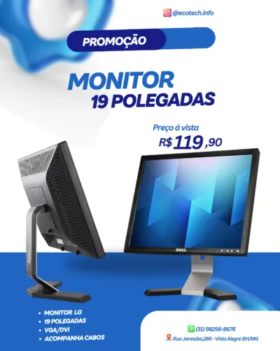 MONITOR 19 POLEGADAS