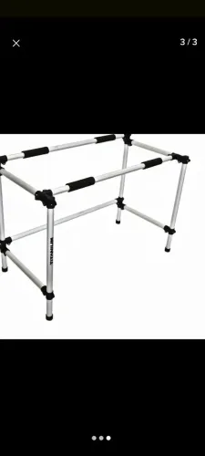 Rack Tubular de Alumínio para Mesa de Som - Estrutura Profissional Grande